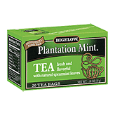 Bigelow Plantation Mint black tea, all natural Left Picture